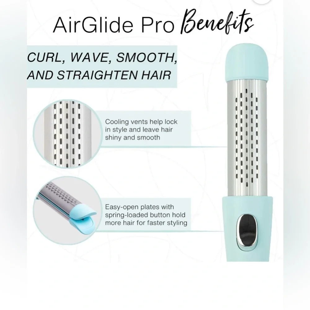 Calista AirGlide Cool Breeze Styler - Pink, Blue, Gold